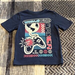 💰Wonder Nation Worldwide Gamer Tee - Navy Blue